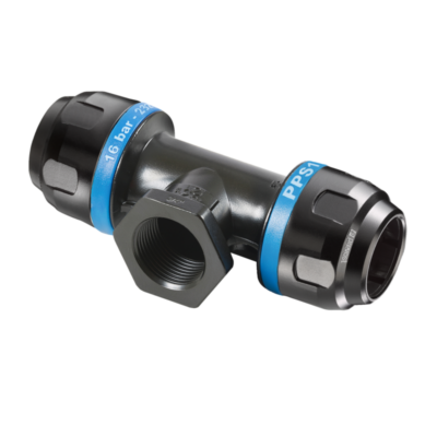 T-STÜCK MIT INNENGEWINDE | Für Rohr mit Außen-Ø (mm) = 63 | IG BSPP = G 1 1/4 |