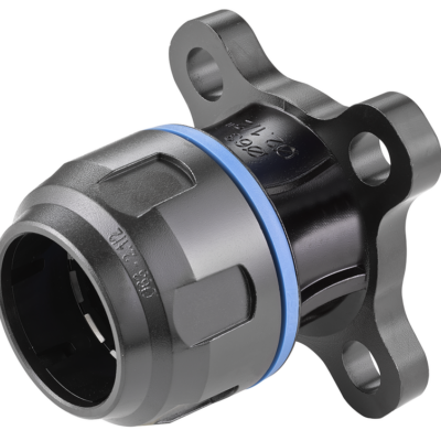 PPS1 UF - Gerader Verbinder mit Flansch Für Rohr mit Außen-Ø (mm) = 63 Flanschgröβe (in) = 2"