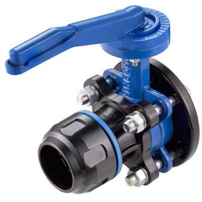 PPS1 RSIF - Klappenventil mit einseitigem zylindrischem IG Für Rohr mit Außen-Ø (mm) = 63 IG BSPP = G 2