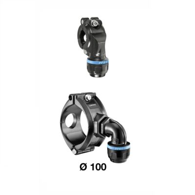 ABZWEIGFLANSCH | Für Rohr mit Außen-Ø (mm) = 50 | Für Rohr mit Außen-Ø (mm) = 20 |