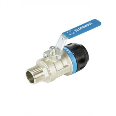 KUGELHAHN MIT AUSSENGEWINDE | Für Rohr mit Außen-Ø (mm) = 16 | AG BSPT = R 1/2 |