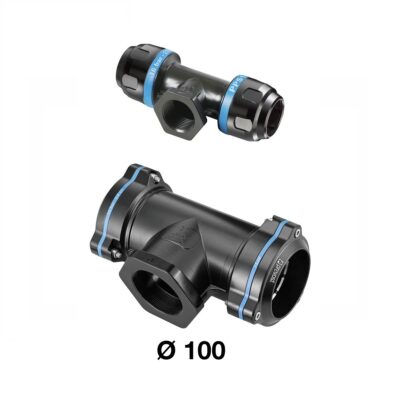 PREVOST PPS1 TT | Aluminiumrohr-T-Stück mit zylindrischem IG