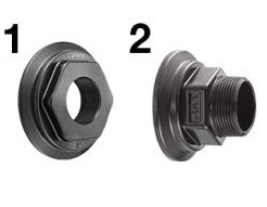 PREVOST PPS1 FT | Aluminiumrohr-Übergangsstück Flanschmontage